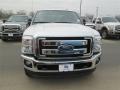 White Platinum Tri-Coat - F250 Super Duty Lariat Crew Cab 4x4 Photo No. 7