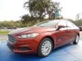 2014 Sunset Ford Fusion Hybrid S  photo #1