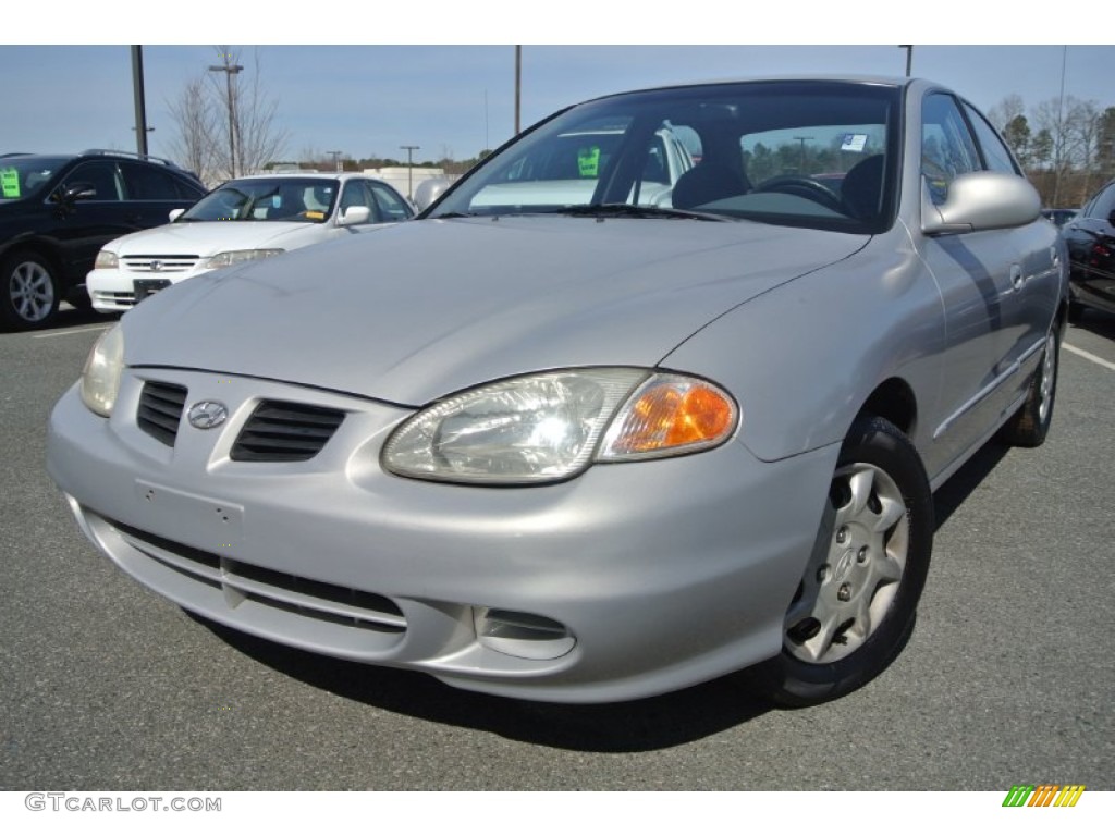 2000 Elantra GLS Sedan - Slate Gray / Gray photo #1