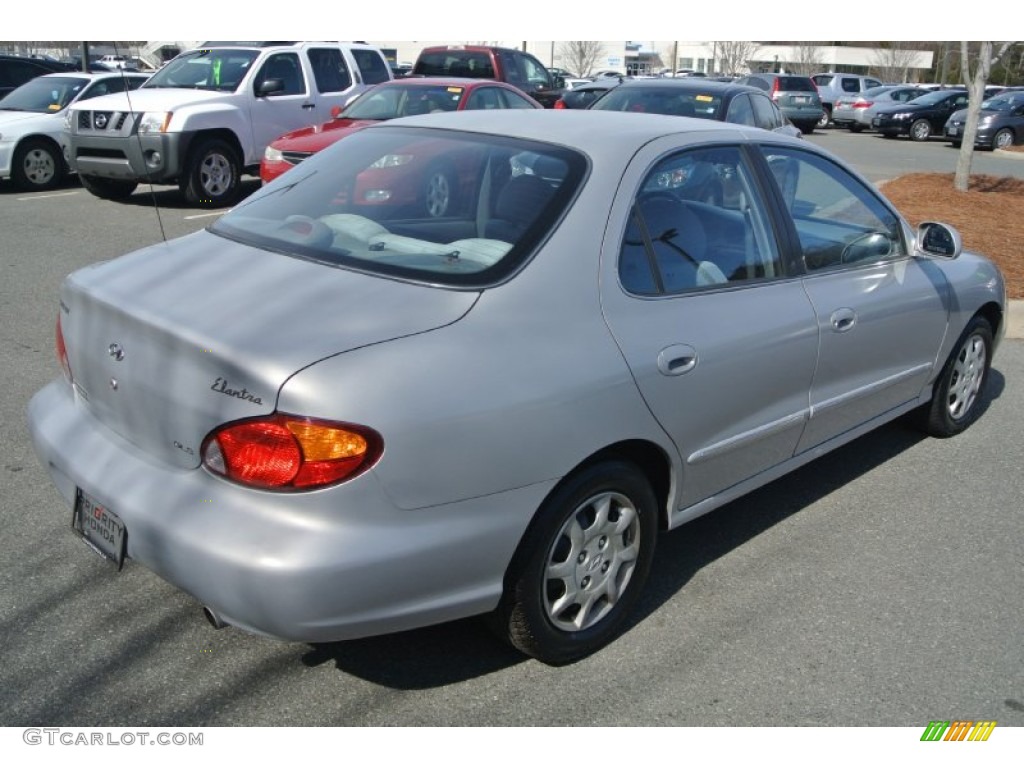 2000 Elantra GLS Sedan - Slate Gray / Gray photo #5