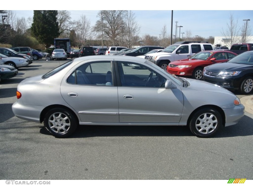 2000 Elantra GLS Sedan - Slate Gray / Gray photo #6
