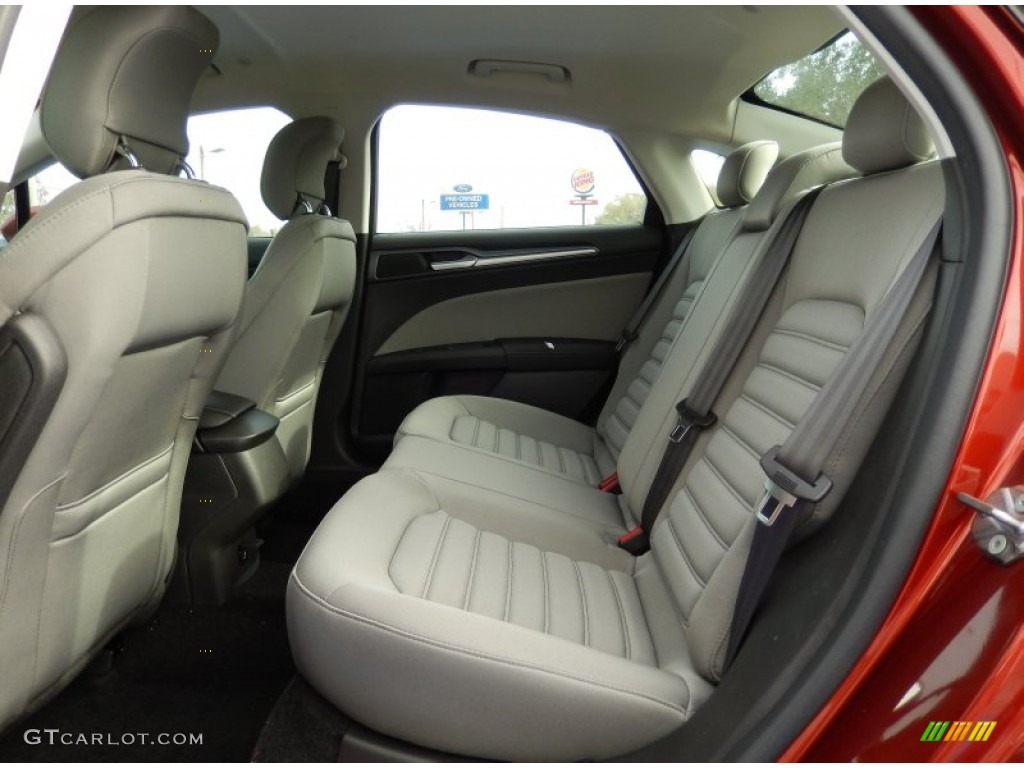 2014 Ford Fusion Hybrid S Rear Seat Photo #91161639