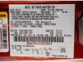 D7: Sunset 2014 Ford Fusion Hybrid S Color Code