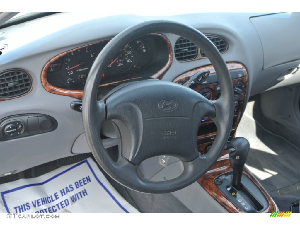 2000 Elantra GLS Sedan - Slate Gray / Gray photo #25
