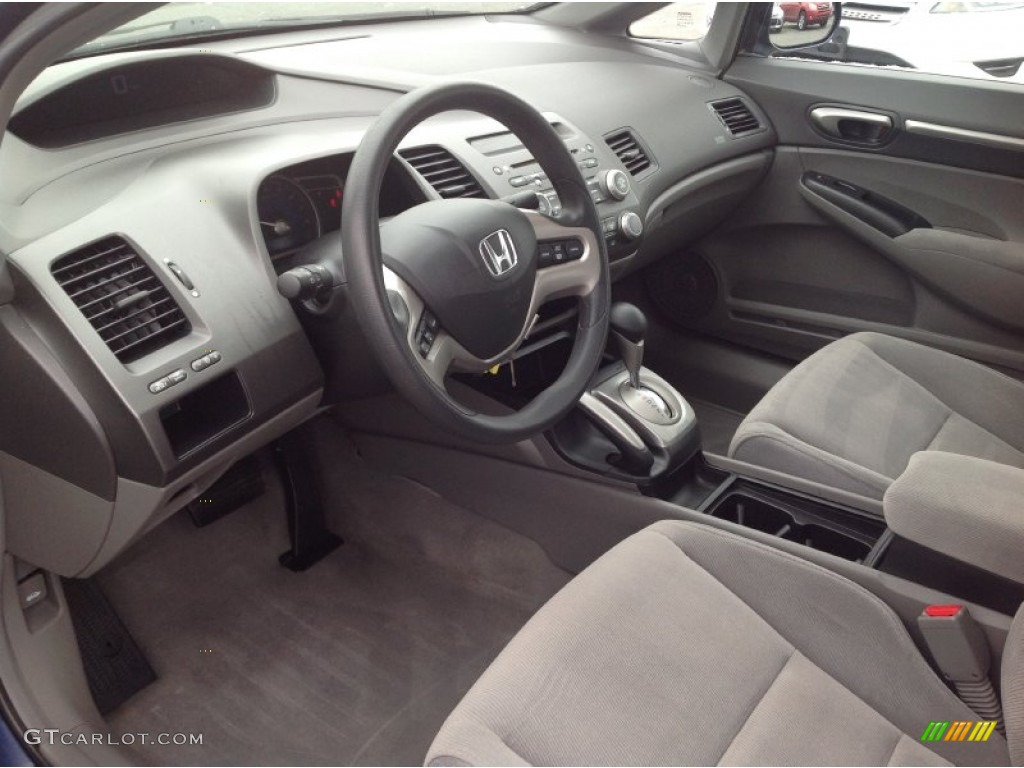 Gray Interior 2008 Honda Civic EX Sedan Photo #91162529
