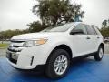 2014 Oxford White Ford Edge SE  photo #1