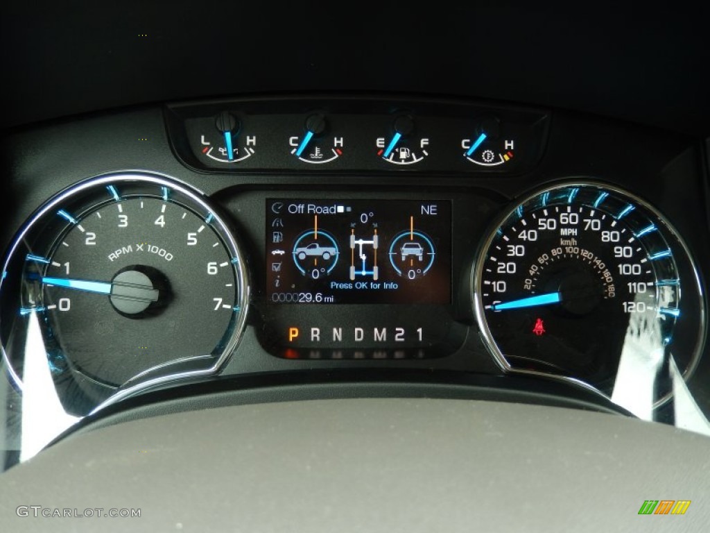 2014 Ford F150 XLT SuperCrew Gauges Photo #91163299