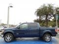 2014 Blue Jeans Ford F150 Lariat SuperCrew  photo #2