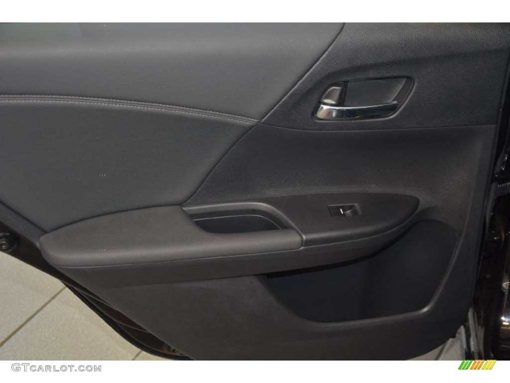 2014 Accord EX-L V6 Sedan - Crystal Black Pearl / Black photo #29