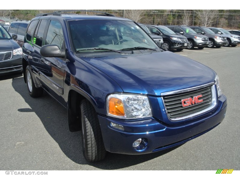 2002 Envoy SLE - Indigo Blue Metallic / Medium Pewter photo #2