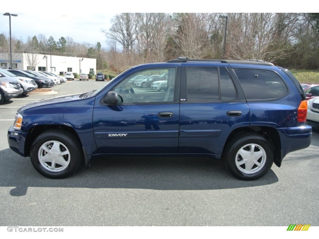 2002 Envoy SLE - Indigo Blue Metallic / Medium Pewter photo #3