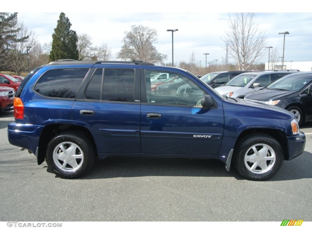 2002 Envoy SLE - Indigo Blue Metallic / Medium Pewter photo #6