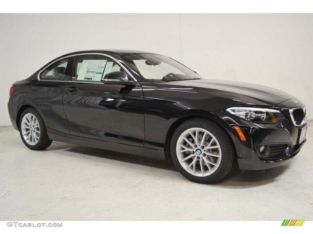 Black Sapphire Metallic 2014 BMW 2 Series 228i Coupe Exterior Photo #91169328