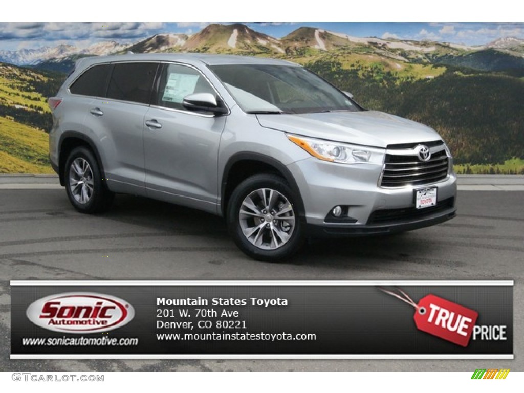 2014 Highlander LE AWD - Silver Sky Metallic / Black photo #1