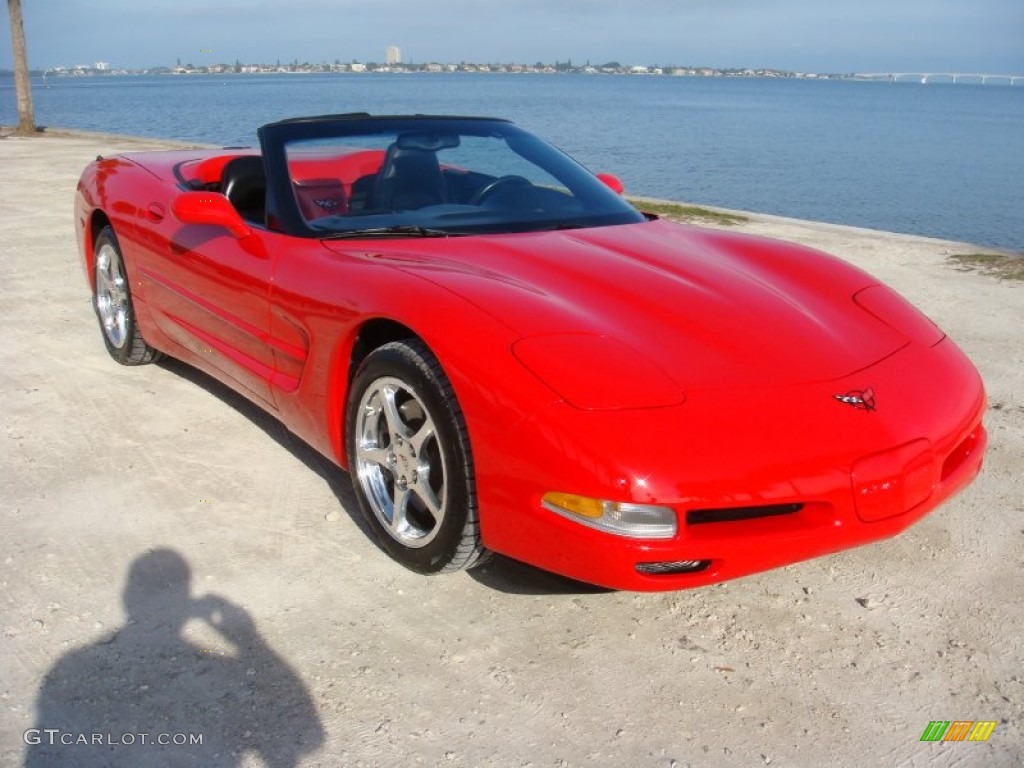 2004 Corvette Convertible - Torch Red / Black photo #1