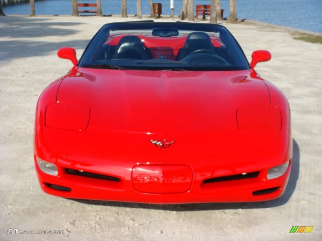 2004 Corvette Convertible - Torch Red / Black photo #2