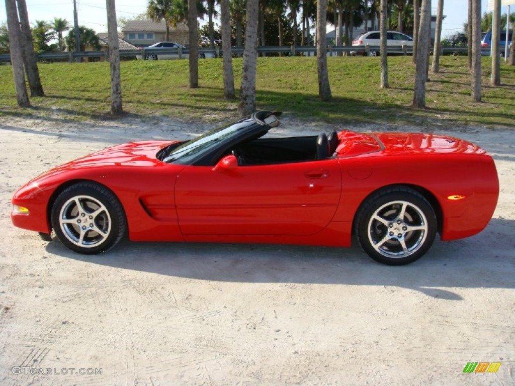 2004 Corvette Convertible - Torch Red / Black photo #4