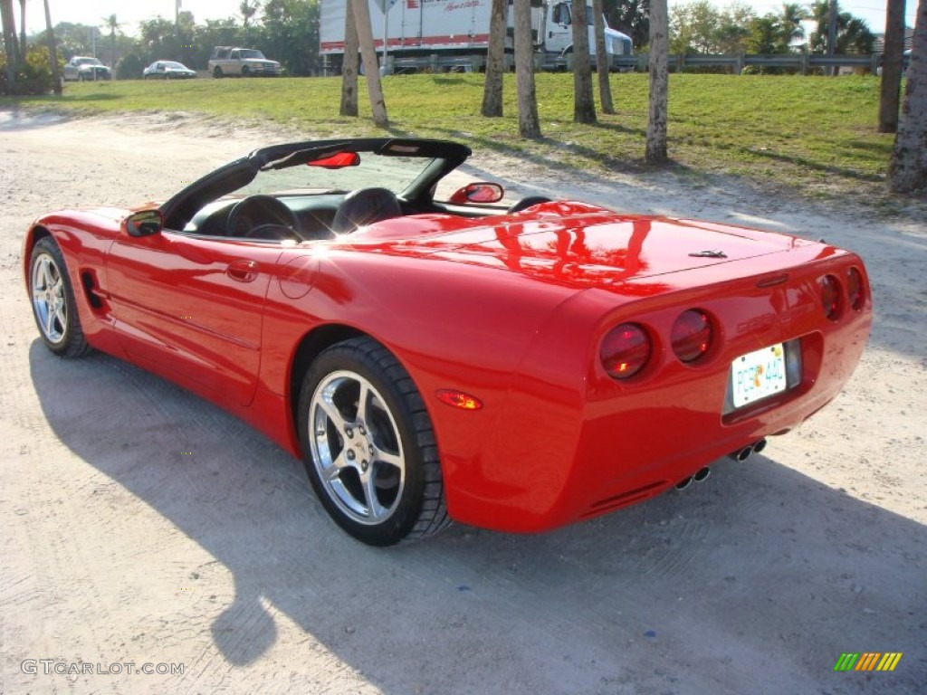 2004 Corvette Convertible - Torch Red / Black photo #5