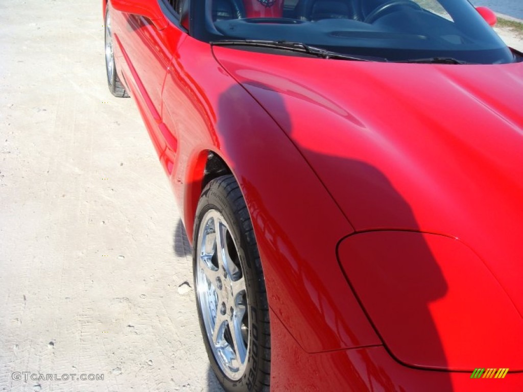 2004 Corvette Convertible - Torch Red / Black photo #9