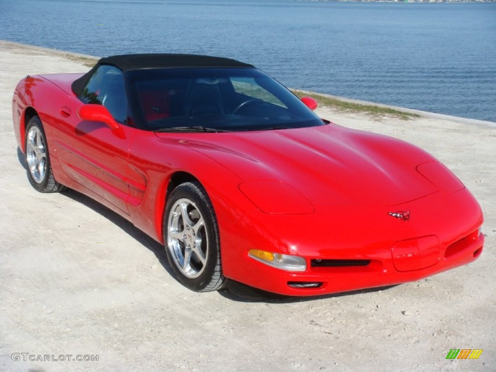 2004 Corvette Convertible - Torch Red / Black photo #20