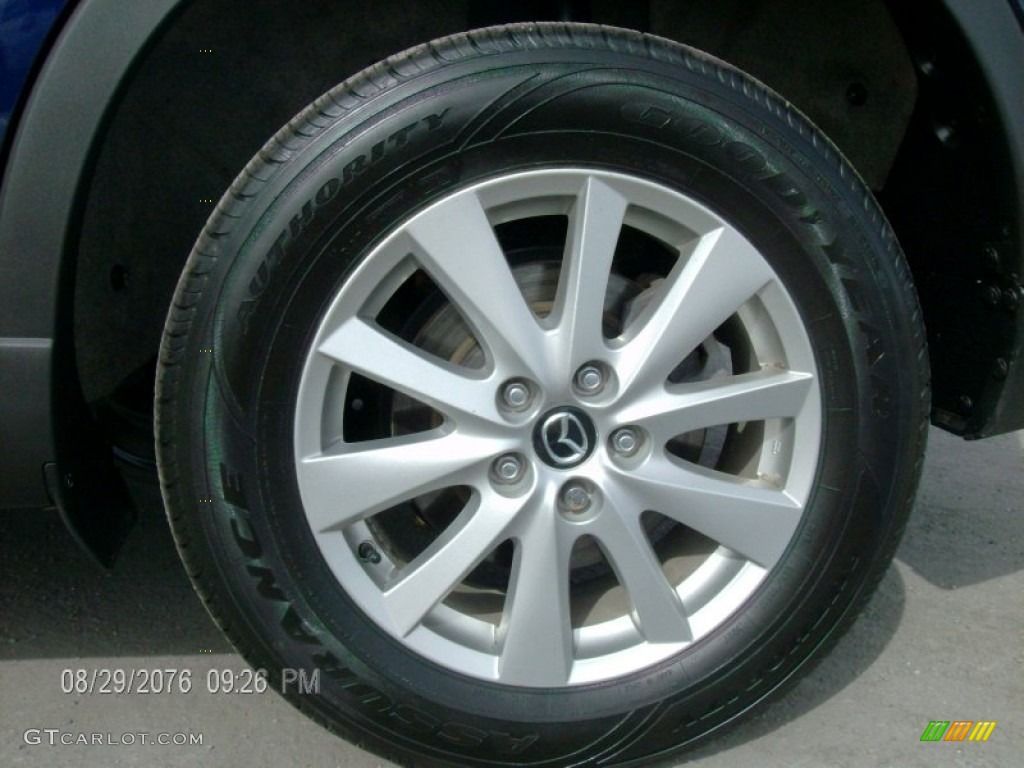 2013 CX-5 Touring - Stormy Blue Mica / Black photo #12