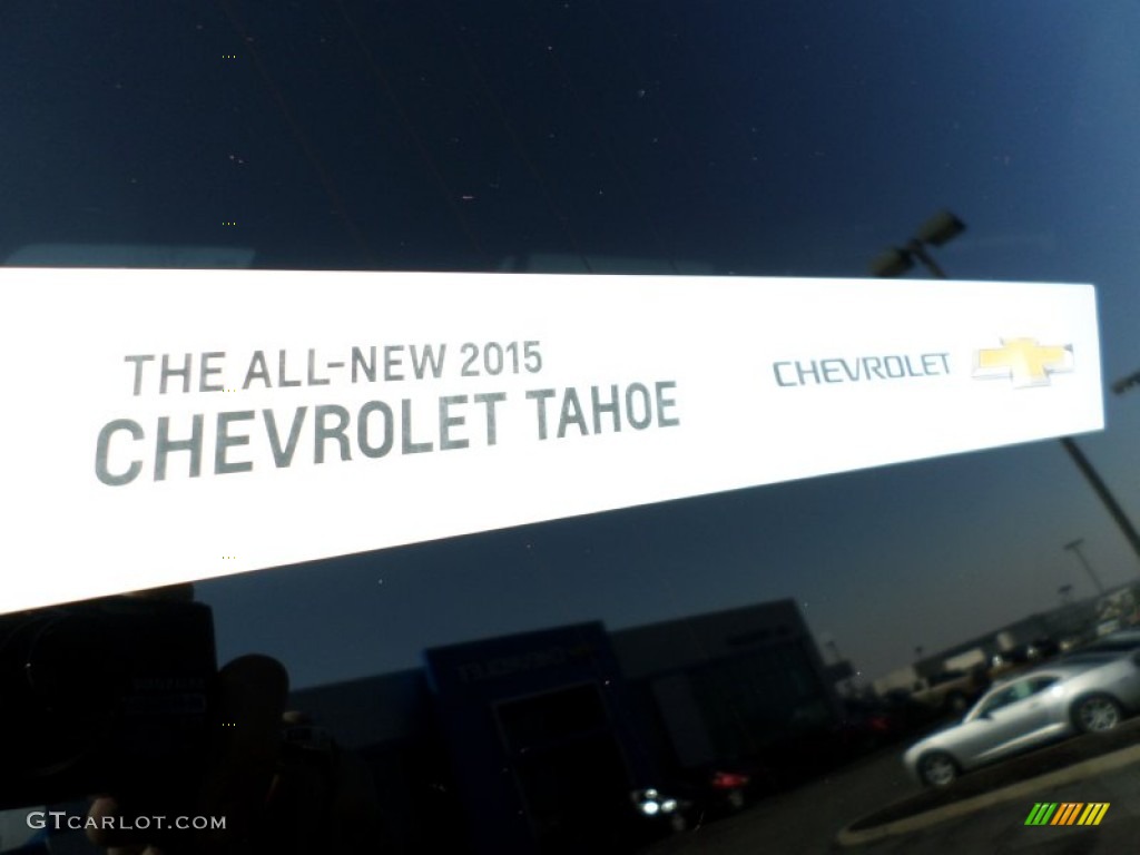 2015 Chevrolet Tahoe LTZ 4WD Info Tag Photo #91172890
