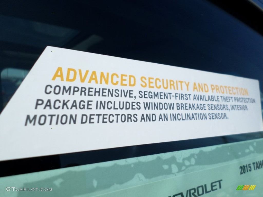 2015 Chevrolet Tahoe LTZ 4WD Info Tag Photo #91173085