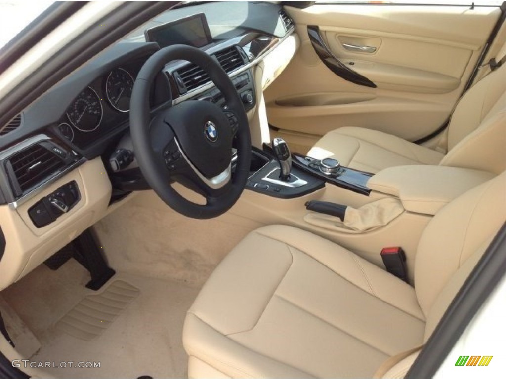 Venetian Beige Interior 2014 BMW 3 Series 320i Sedan Photo #91174087