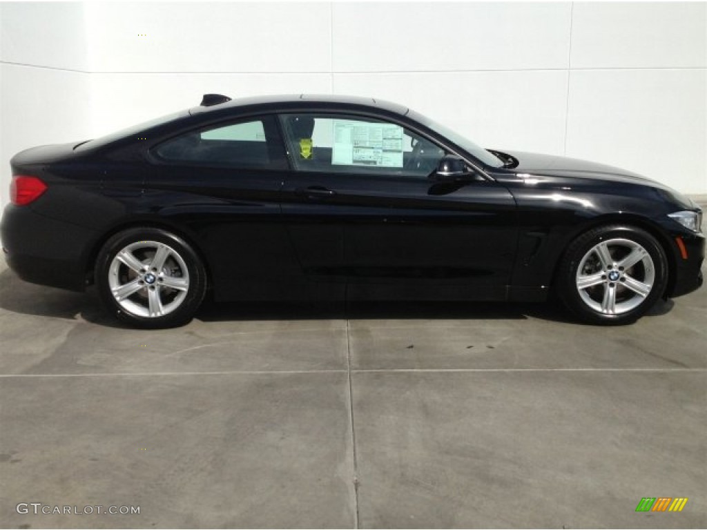 2014 4 Series 428i Coupe - Jet Black / Black photo #2