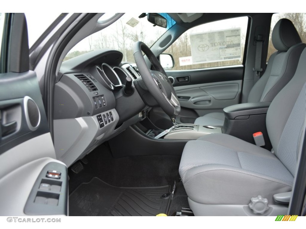 2014 Tacoma V6 TRD Double Cab 4x4 - Magnetic Gray Metallic / Graphite photo #6
