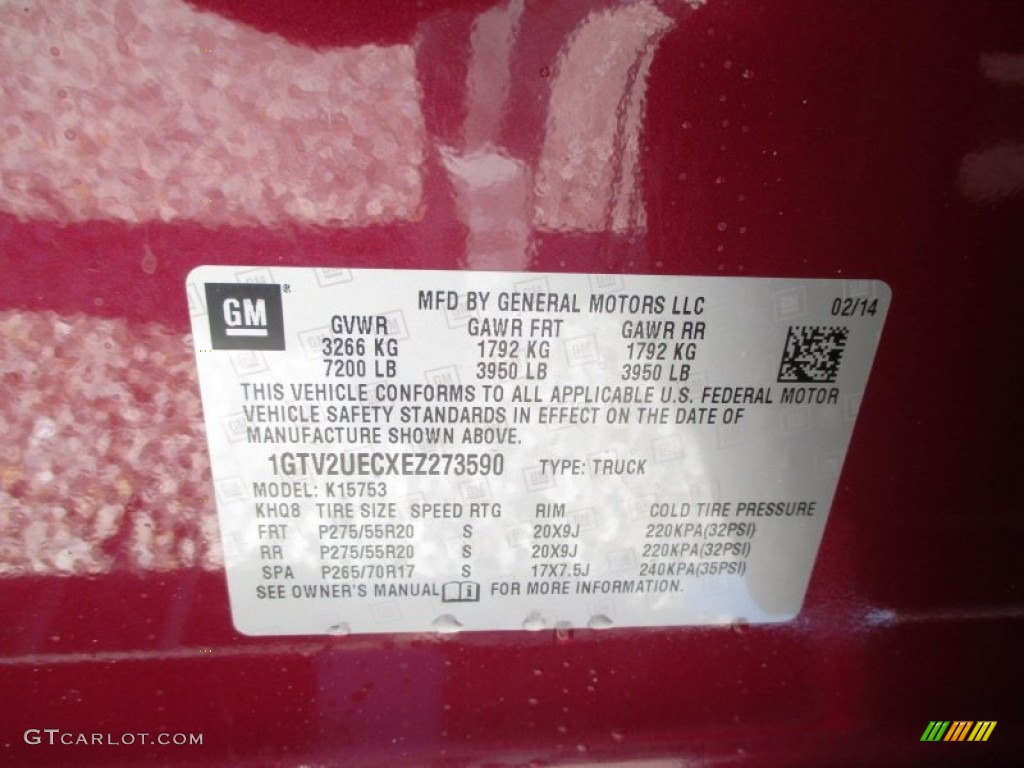 2014 Sierra 1500 SLE Double Cab 4x4 - Sonoma Red Metallic / Jet Black photo #6