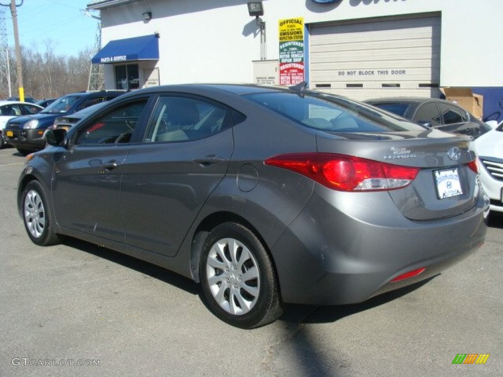 2012 Elantra GLS - Harbor Gray Metallic / Gray photo #6