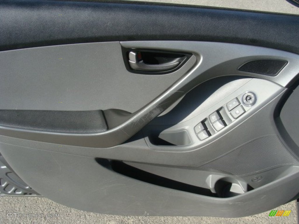 2012 Elantra GLS - Harbor Gray Metallic / Gray photo #7