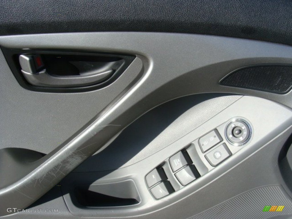 2012 Elantra GLS - Harbor Gray Metallic / Gray photo #8