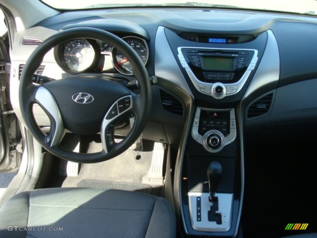 2012 Elantra GLS - Harbor Gray Metallic / Gray photo #11