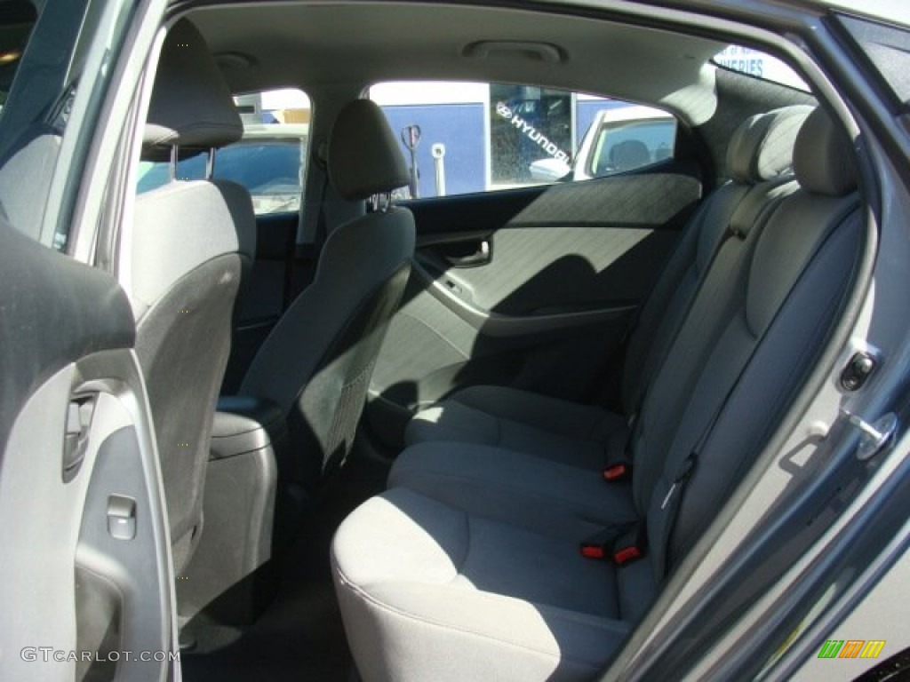2012 Elantra GLS - Harbor Gray Metallic / Gray photo #18