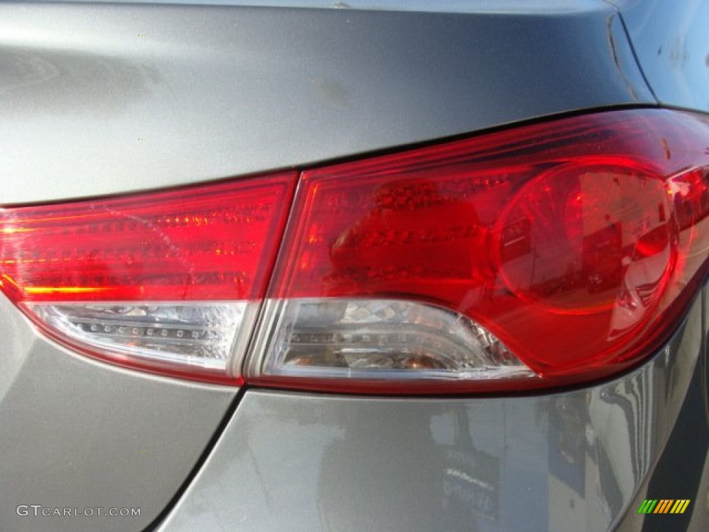 2012 Elantra GLS - Harbor Gray Metallic / Gray photo #20