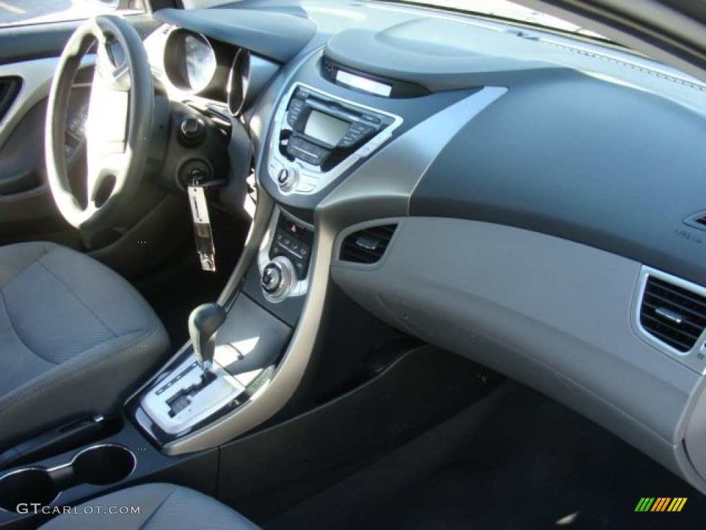 2012 Elantra GLS - Harbor Gray Metallic / Gray photo #23