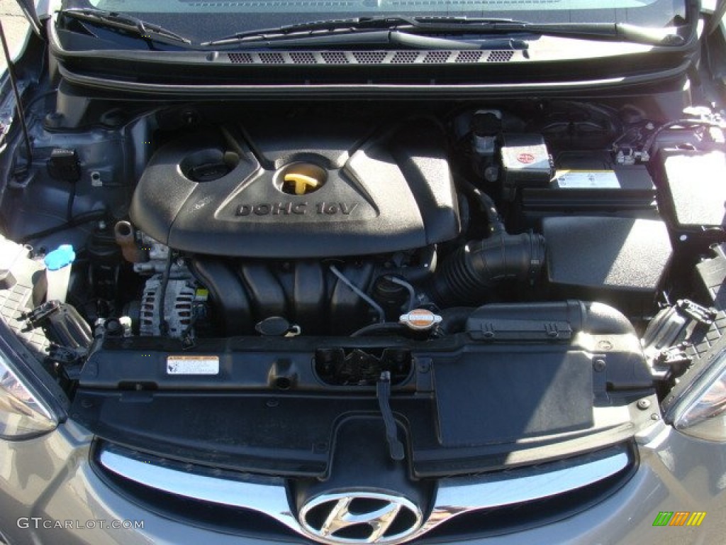 2012 Elantra GLS - Harbor Gray Metallic / Gray photo #27