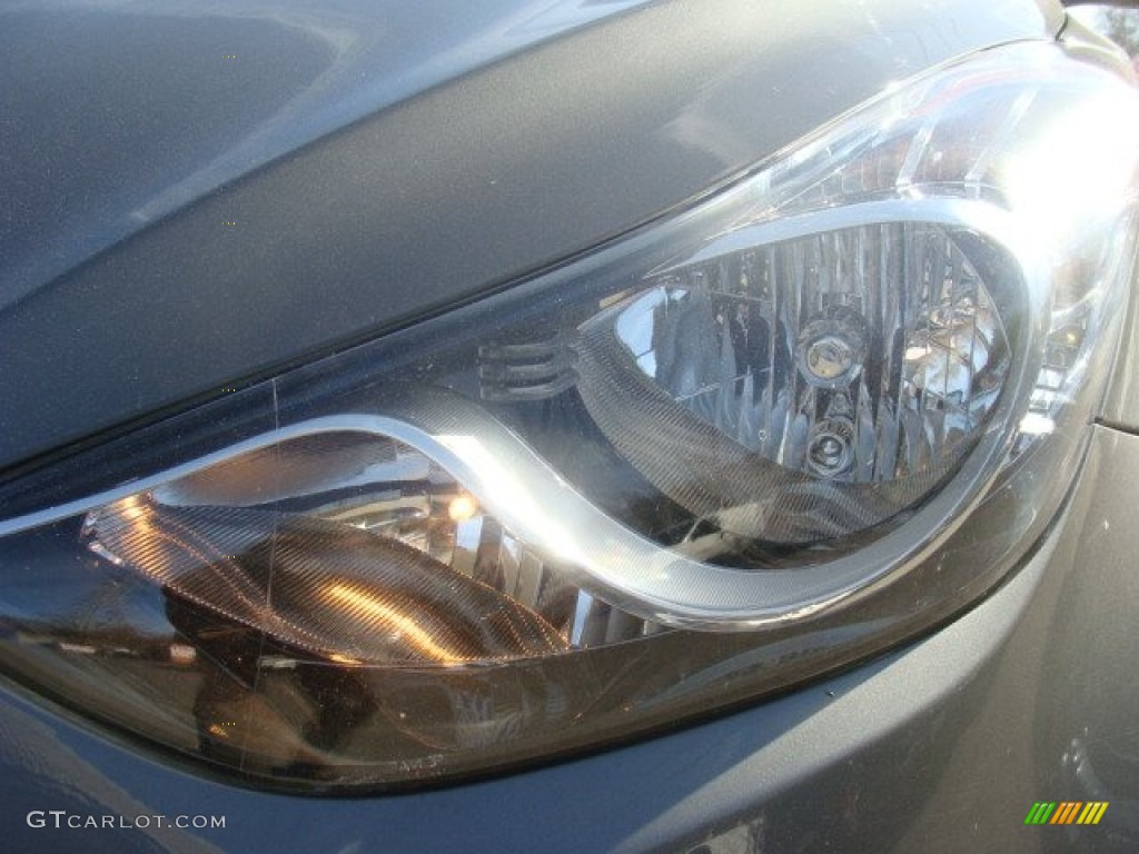 2012 Elantra GLS - Harbor Gray Metallic / Gray photo #28