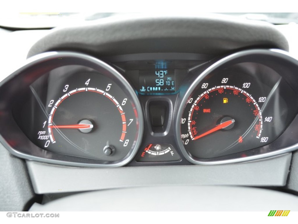 2014 Ford Fiesta ST Hatchback Gauges Photo #91179799