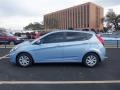 2014 Clearwater Blue Hyundai Accent GS 5 Door  photo #3