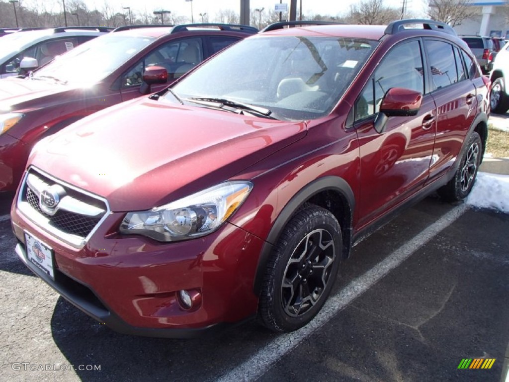 2014 XV Crosstrek 2.0i Limited - Venetian Red Pearl / Ivory photo #1
