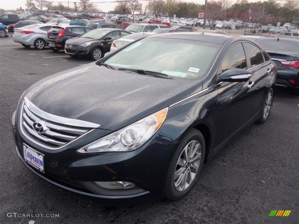 2014 Sonata Limited - Pacific Blue Pearl / Gray photo #1