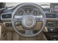 Velvet Beige Steering Wheel Photo for 2012 Audi A6 #91184041