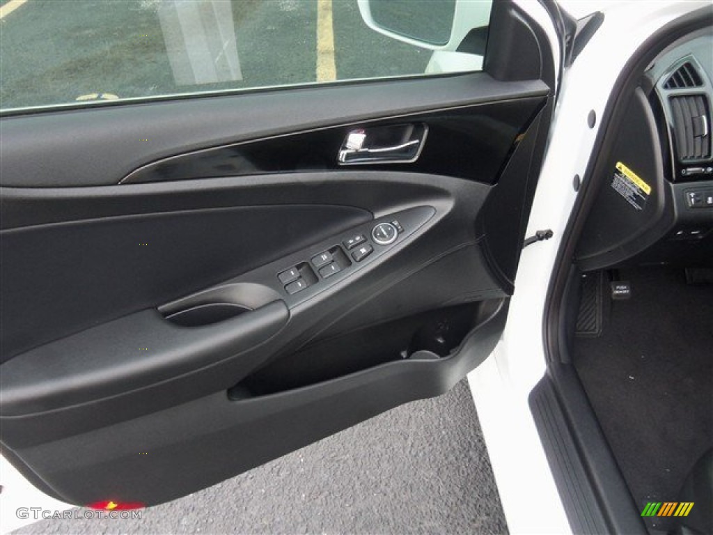2014 Sonata SE 2.0T - Pearl White / Black photo #5