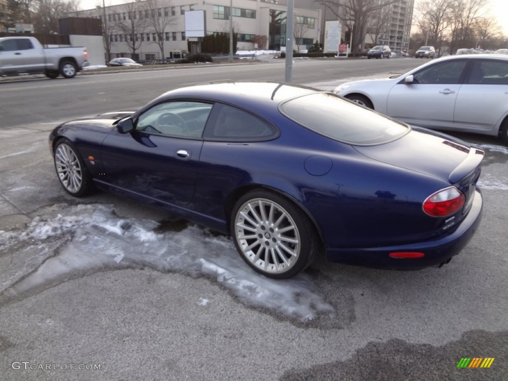 Midnight Blue Metallic 2005 Jaguar XK XKR Coupe Exterior Photo #91186711