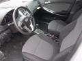 2014 Hyundai Accent Black Interior Front Seat Photo