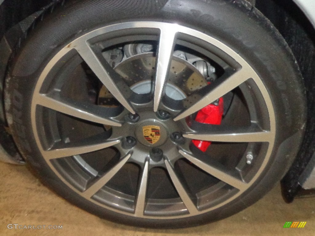 2014 911 Carrera 4S Coupe - Rhodium Silver Metallic / Black photo #5
