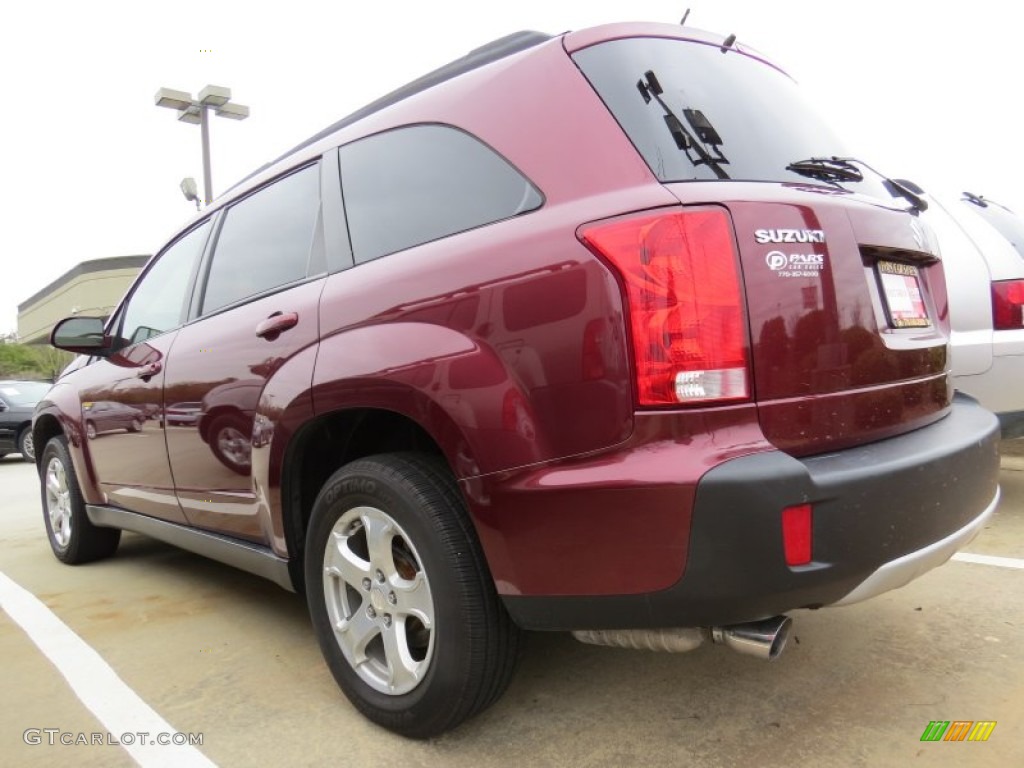 2008 XL7 Luxury AWD - Cranberry Red Metallic / Beige photo #2